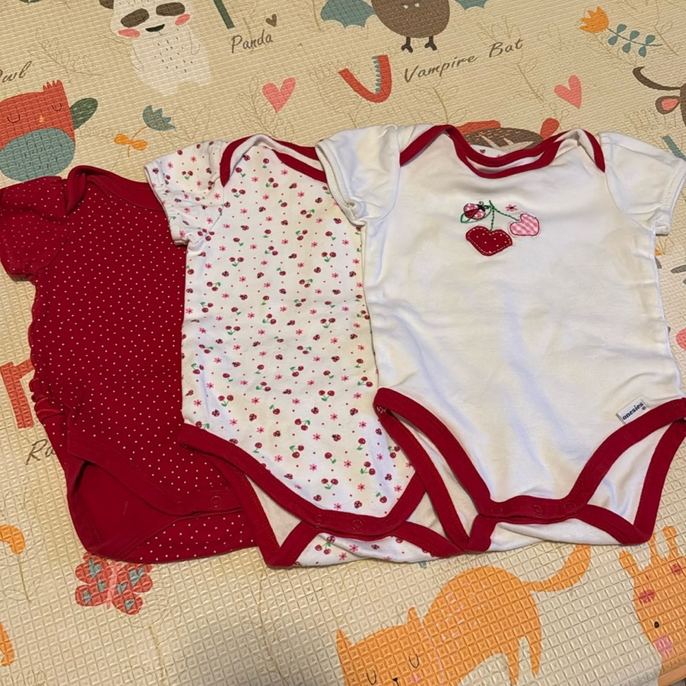Set of 3 Gerber Onesies